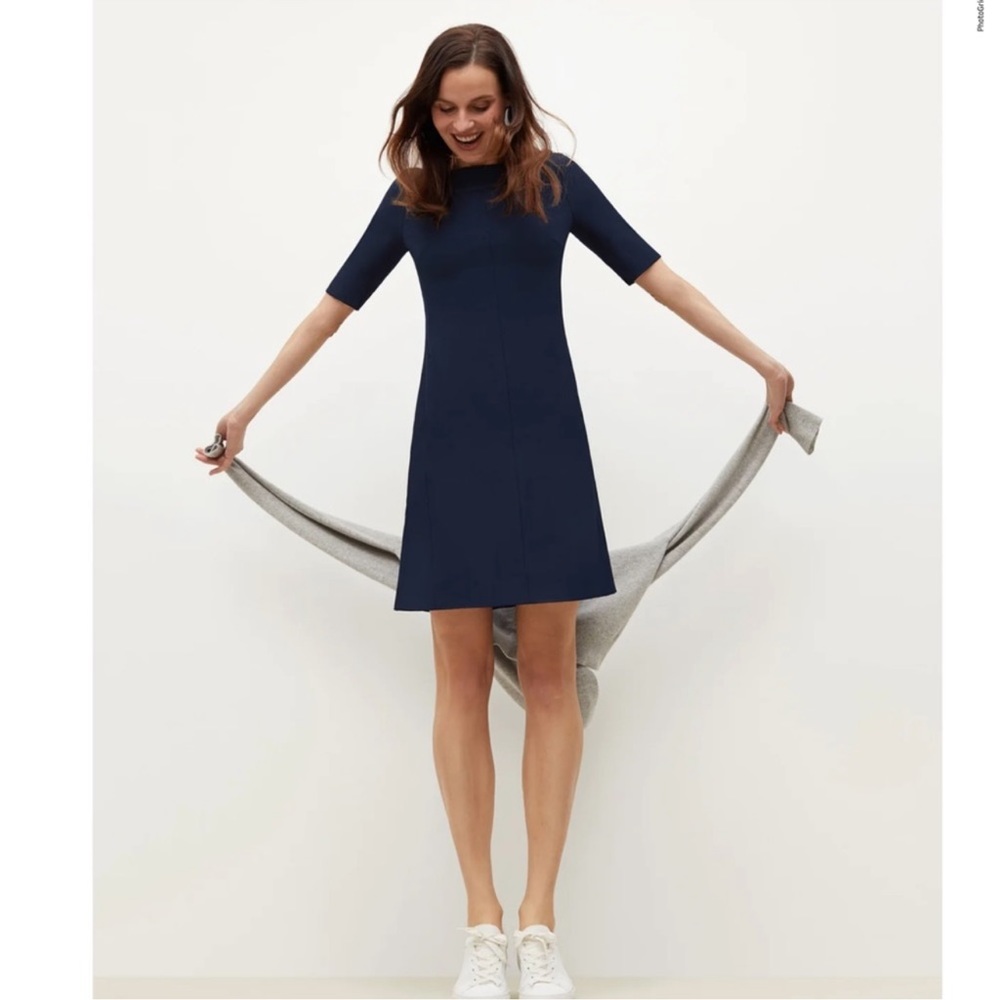MM Lafleur Navy Blue Dress